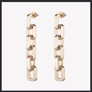eddieBorgo supra link drop earrings